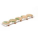 Неодимовый магнит диск 25х2 мм с клеевым слоем