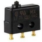 4SX3-T, Switch Snap Action N.O./N.C. SPDT Plunger 7A 250VAC 28VDC 1.39N Screw Mount Solder
