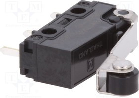 AVT3452AT, Микропереключатель SNAP ACTION; с рычагом (с роликом); SPDT