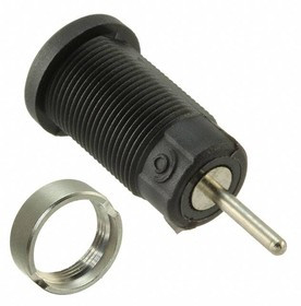 CT2904-0, Test Plugs &amp; Test Jacks 4mm Safety Jack ShortPin-PanelBlack
