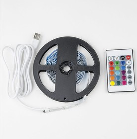 лента светодиодная 3M/RGB/1.5M/USB/RC IP20 RUA02C24 блистер ULS-U12 UL-00007534
