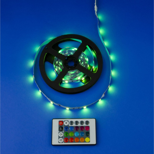 лента светодиодная 3M/RGB/1.5M/USB/RC IP20 RUA02C24 блистер ULS-U12 UL-00007534