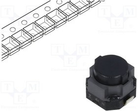 EVPASEC1A, Микропереключатель TACT, SPST, Пол: 2, 0,05A/12ВDC, SMT, нет, 3Н