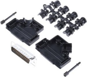 MHD45PPK25DB25PK, Разъем D-Sub; PIN: 25; вилка; "папа"; угловой 45°; MHD45PPK25DB25PK, Разъем D-Sub; PIN: 25; вилка; "папа"; угловой 45°;