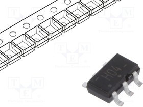 74HC2G04GV.125, IC: цифровая; NOT; Ch: 2; CMOS; SMD; TSOP6; HC; 2?6ВDC; -40?125°C