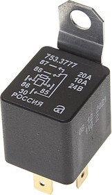 753.3777, Реле УРАЛ замка зажигания АВАР (АО АЗ УРАЛ)