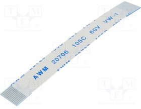05-12-A-0050-A, FFC cable; Cores: 12; Cable ph: 0.5mm; contacts on the same side