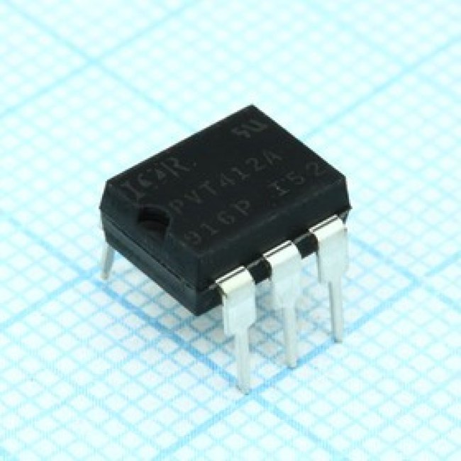 PVT412APBF, Опто твердотельное реле, MOSFET, однополярное, нормально разомкнутое 0-400В 240мА AC, 360мА DC PVT412APBF, Опто твердотельное реле, MOSFET, однополярное, нормально разомкнутое 0-400В 240мА AC, 360мА DC