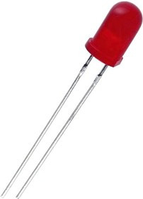 L-7113LSRD (L-53LSRD), Светодиод красный 60° d=5мм 20мКд 640нМ