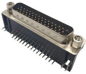 RND 205-01007, Plug High Density D-Sub Connector, DB-44, Radial Leads