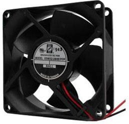 OD8032-24HBIP69K, DC AXIAL FAN, BALL, 77CFM, 0.33A, 24V