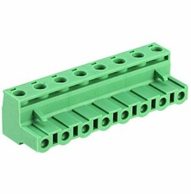 1766945, Pluggable Terminal Blocks 8 Pos 7.5mm pitch Plug 24-12 AWG Screw