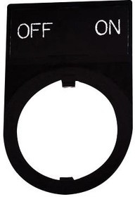 HWAM-213, SWITCH NAMEPLATE, IEC PUSHBUTTON SW