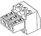 1-284509-5, Pluggable Terminal Blocks 15P TERMI-BLOK PLUG STACK 3,8