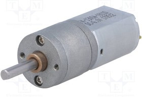 POLOLU-3710, Двигатель: DC, с редуктором, 6ВDC, 2,9А, Ось: D профиль, 37об./мин.