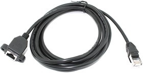 Удлинитель RJ45 папа-мама для монтажа на корпу 3 м