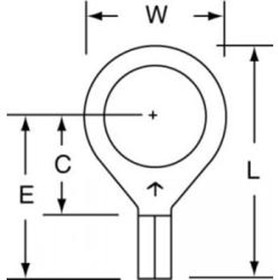 13-38, Terminals RING 12-10 AWG 3/8
