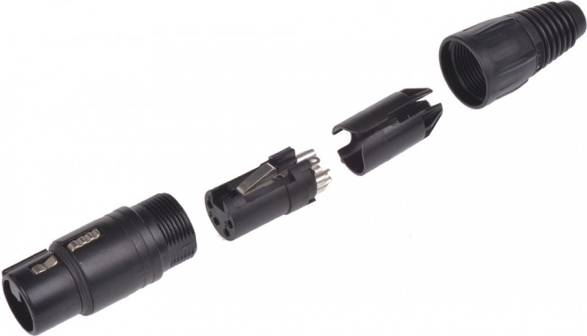 NC4FX-BAG, XLR Connectors 4 COND JACK