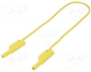 VSFK6000255-GE, Измерительный провод ПВХ 0,5м желтый VSFK6000255-GE, Измерительный провод ПВХ 0,5м желтый