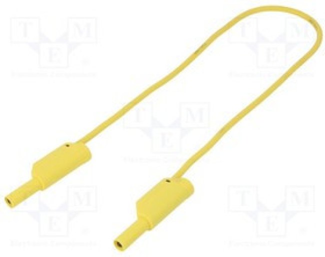 VSFK6000255-GE, Измерительный провод ПВХ 0,5м желтый