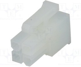 MF42-HF-04, Вилка, провод-плата, "мама", MF42, 4,2мм, PIN: 4, без контактов