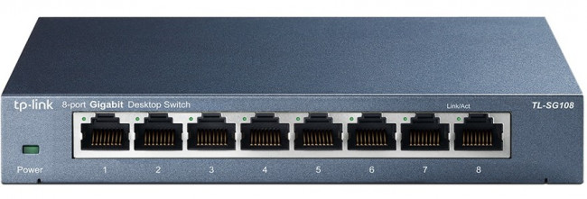 Коммутатор TP-LINK TL-SG108 Коммутатор TP-LINK TL-SG108