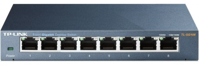 Коммутатор TP-LINK TL-SG108 Коммутатор TP-LINK TL-SG108