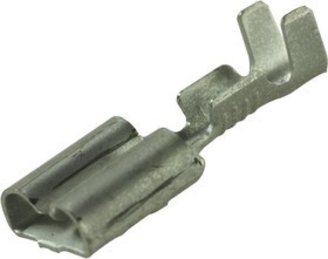 60838-1, Клеммы быстрого отключения, Серия FASTON 250, Гнездовой Быстрого Соединения, 6.35мм x 0.81мм 60838-1, Клеммы быстрого отключения, Серия FASTON 250, Гнездовой Быстрого Соединения, 6.35мм x 0.81мм