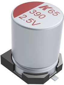 A765EB227M0JLAE020, 220I F 6.3V dc Aluminium Polymer Capacitor, Surface Mount 6.6 x 6.6 x 5.7mm +105 A765EB227M0JLAE020, 220I F 6.3V dc Aluminium Polymer Capacitor, Surface Mount 6.6 x 6.6 x 5.7mm +105