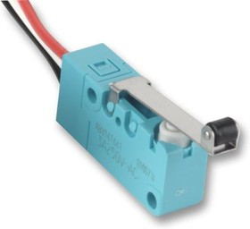 ABV161661, Micro Switch ABV, 3A, 1CO, 1.77N, Roller Lever