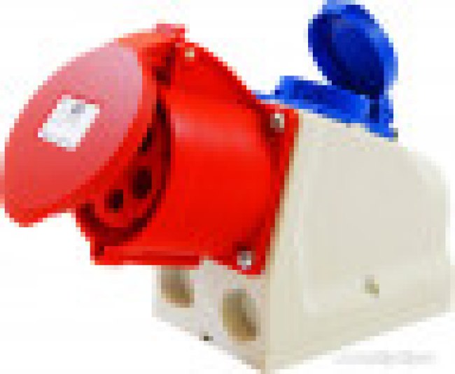 Розетка настенная комбинированная 32А 400V 3P+N+E IP44 9225-6