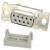 8309-6000, D-Sub Standard Connectors 9P OPEN COVER SOCKET LOW PROFILE