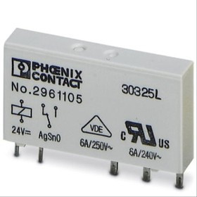 REL-MR- 24DC/21, Реле 1 переключ. 24VDC, 6A/250VAC SPDT