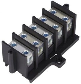 E.4009A, Клеммник, зажим под винт, 35мм2, 150А, Кол-во полюс: 5, клеммы: 10