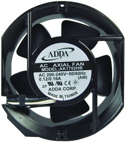 AK1752HB-AT, AXIAL FAN, 172MM, 240VAC, 130mA