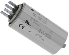 C274AC35120AA0J, Cap Film 12uF 470VAC PP 5% (35 X 73.5mm) Stud Mount Plastic Cylindrical Can 85°C Bu C274AC35120AA0J, Cap Film 12uF 470VAC PP 5% (35 X 73.5mm) Stud Mount Plastic Cylindrical Can 85°C Bu