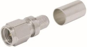 TC-200-SM-SS-X, RF Connectors / Coaxial Connectors SMA-Male (plug) crimp connector no braid trim TC-200-SM-SS-X, RF Connectors / Coaxial Connectors SMA-Male (plug) crimp connector no braid trim