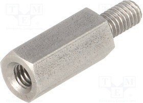 TFM-M4X15/DR246, Дистанцирующая стойка с резьбой, 15мм, Внутр.резьба: M4