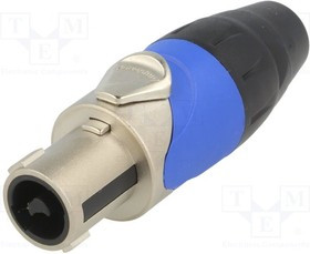 SP-2-FN, Вилка, для громкоговорителей, "мама", PIN 2, на провод, 30А, 133В