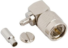122149, RF Connectors / Coaxial Connectors TNC R/A Crimp Plug RG179-75