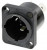 NAC3MPX-WOT-TOP, Appliance Inlet Connector, Insulated, Outlet, 2 + PE Contacts, Tab Terminal NAC3MPX-WOT-TOP, Appliance Inlet Connector, Insulated, Outlet, 2 + PE Contacts, Tab Terminal