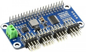 Servo Driver HAT (B), Плата расширения (HAT) для Raspberry Pi, драйвер сервоприводов Servo Driver HAT (B), Плата расширения (HAT) для Raspberry Pi, драйвер сервоприводов