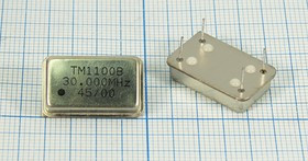 Кварцевый генератор 30МГц,5В в корпусе FULL=DIL14, гк 30000 \\FULL\ \5В\TM1100-B\