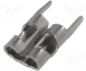 KEYS3548, Наконечник: плоский, 4,8мм, 0,5мм, "мама", THT, латунь, луженые