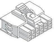 105308-2206, Headers &amp; Wire Housings NanoFit TPA Recp Hsg Dual Row 6Ckt Ntl