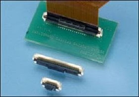 046251010010846+, FFC &amp; FPC Connectors 10P 0.5mm Vert SMD Single-sided Contact