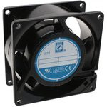 OA80AP-11-3TB, AXIAL FAN, 17CFM, 28DB, 115VAC, 80X38MM