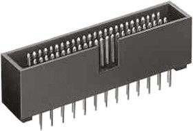 HIF6A-40PA-1.27DSA(71), HIF6 Series Straight Through Hole PCB Header, 40 Contact(s), 1.27mm Pitch, 2 Row(s), Shrouded
