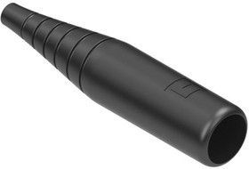 56-00003, Connector Accessories Sleeve Straight Thermoplastic Polyurethane Black