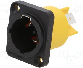 HPT-3-MD, Гнездо, питания AC, "папа", PIN: 3, 16А, 250В, термопласт, Серия: HPT HPT-3-MD, Гнездо, питания AC, "папа", PIN: 3, 16А, 250В, термопласт, Серия: HPT